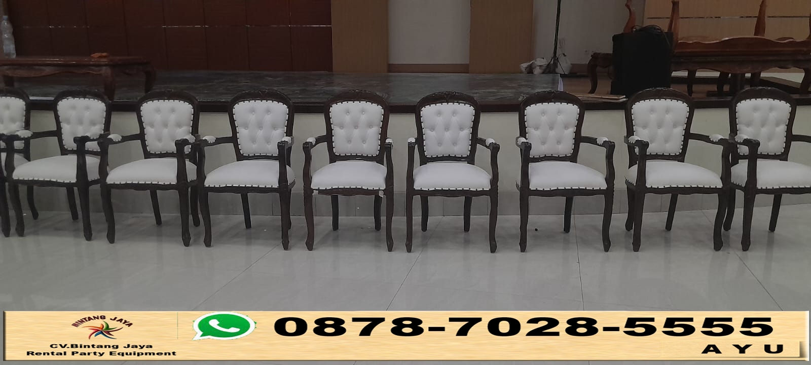 Jasa Sewa Arm Chairs Kayu Jati VIP Jakarta