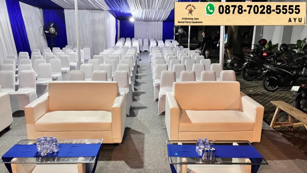 Rental Tenda Serut Dan Meja Kursi Sofa Flooring Gong Jakarta
