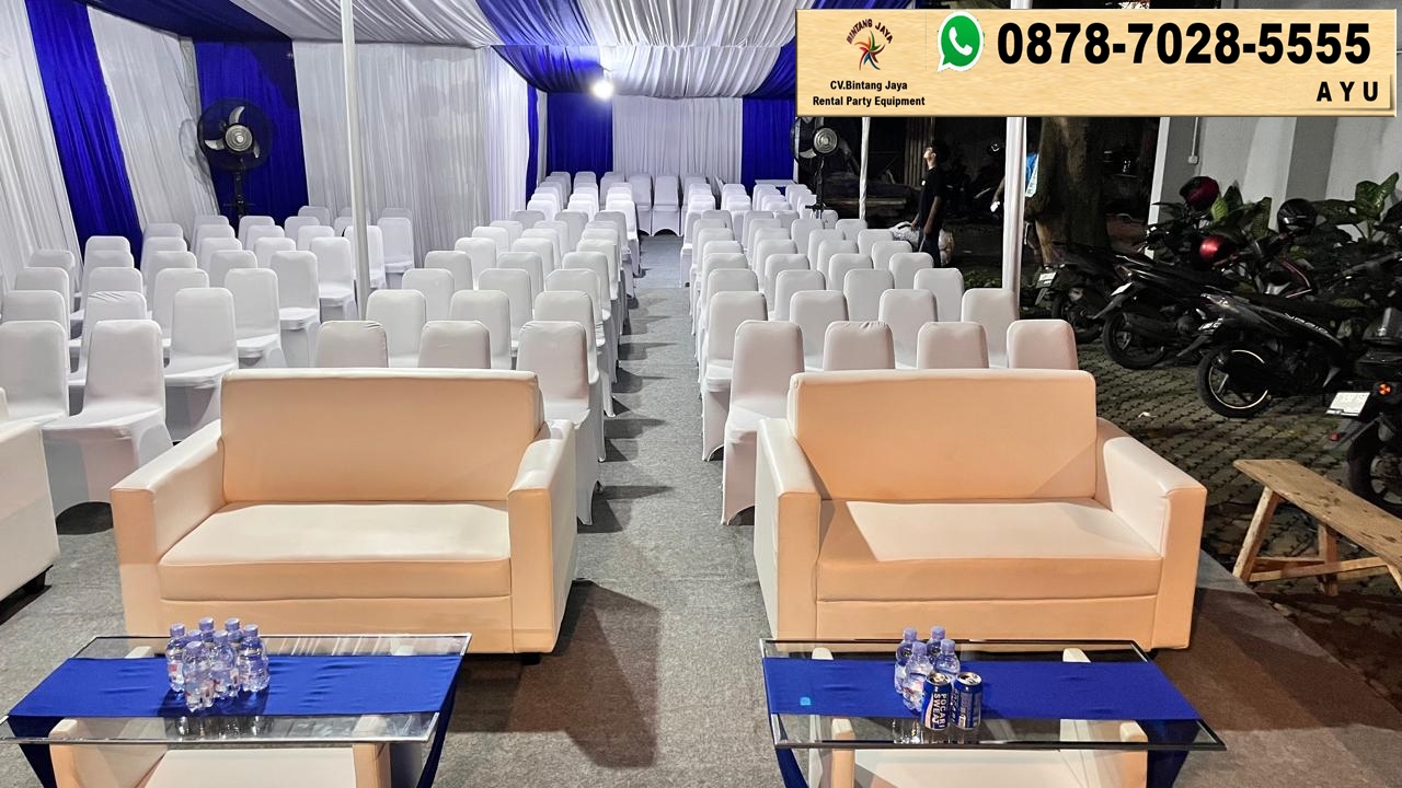 Rental Tenda Serut Dan Meja Kursi Sofa Flooring Gong Jakarta