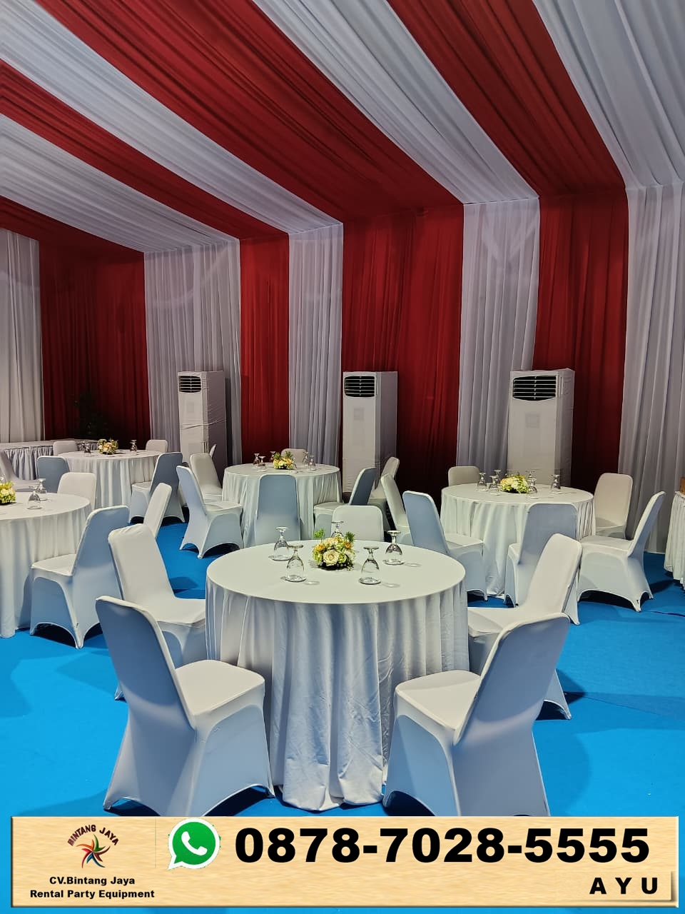Sewa Tenda Serut Flooring Meja Kursi Dan Sarnafil Jakarta