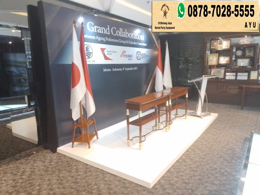 Jasa Sewa Panggung Backdrop Dan Podium Event Di Tangerang