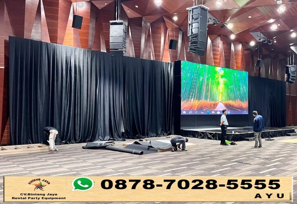 Pusat Jasa Sewa Tirai Hitam Atau Black Curtain Jakarta