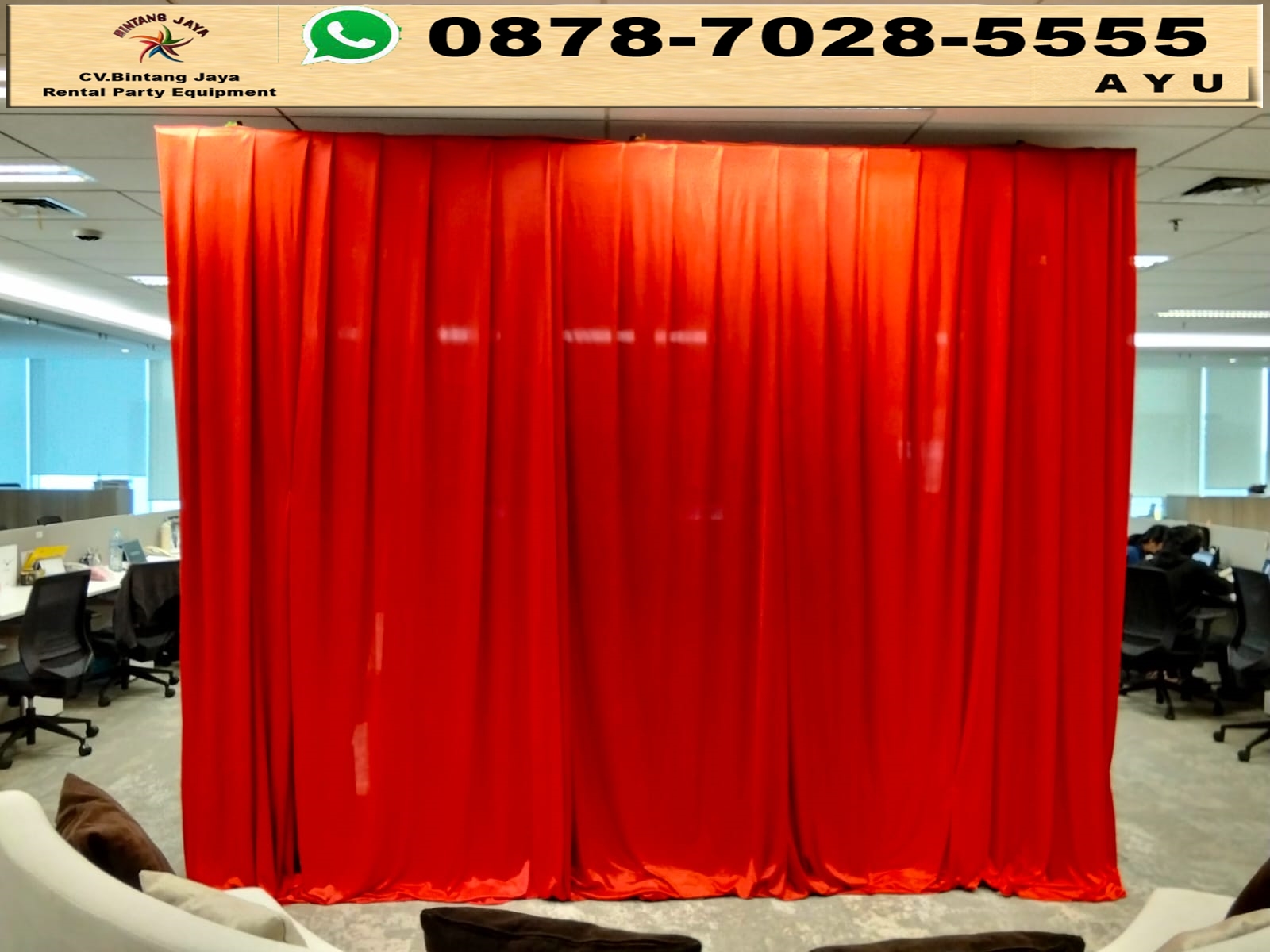 Sewa Tirai Merah Lotto Terbaik Di Banten