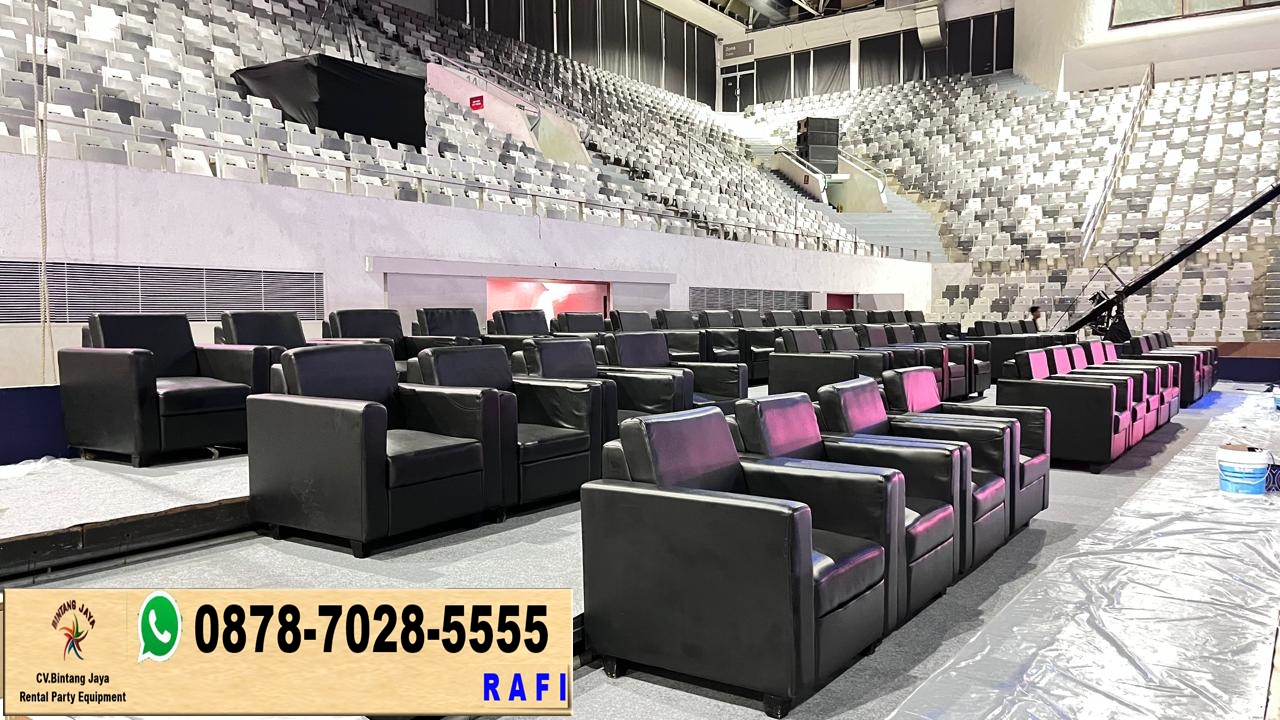 Jasa Sewa Sofa Dan Kursi Cover Hitam Senayan Jakpus