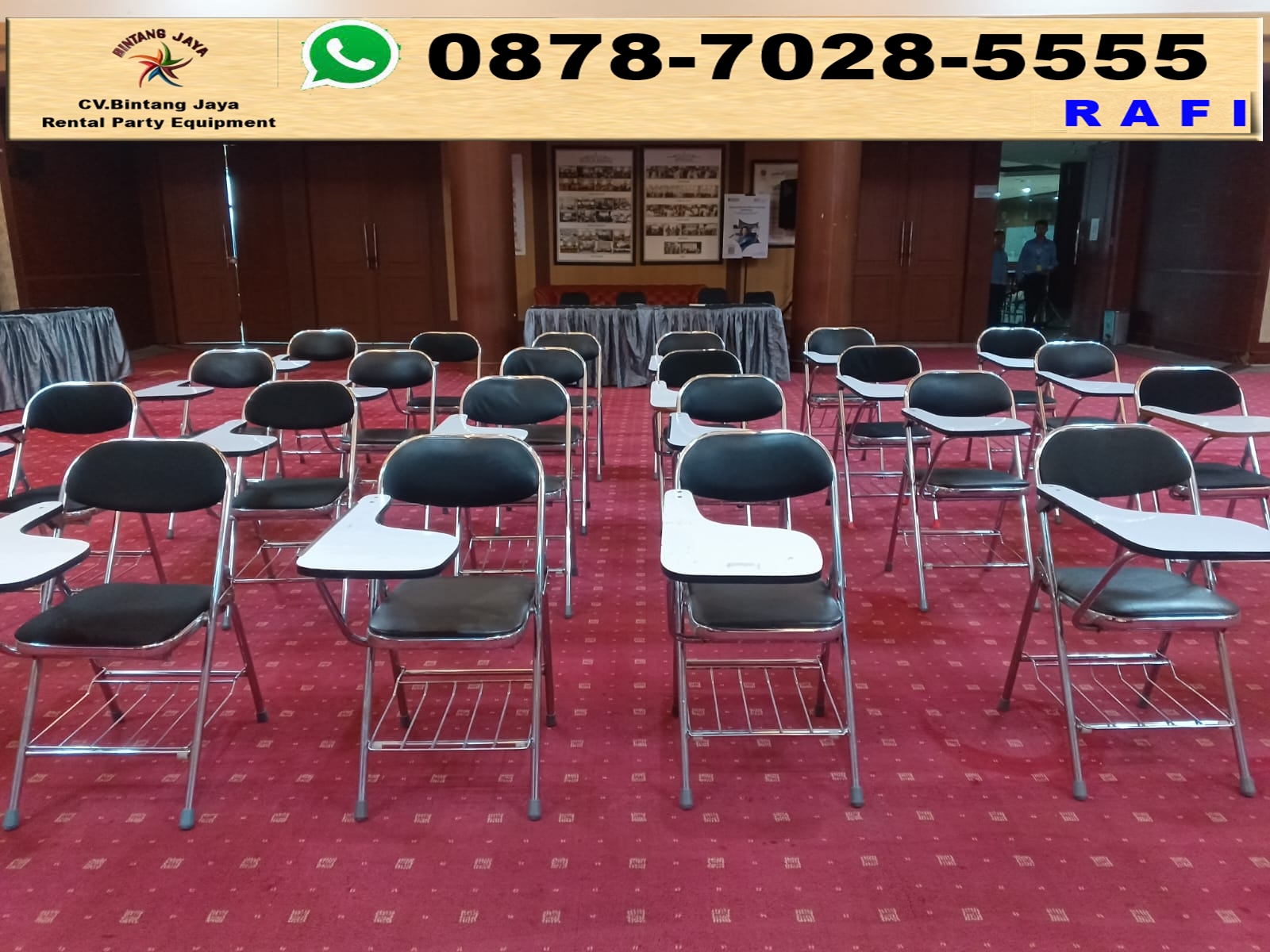 Pusat Sewa Kursi Lipat Kuliah Stainless Jabodetabek