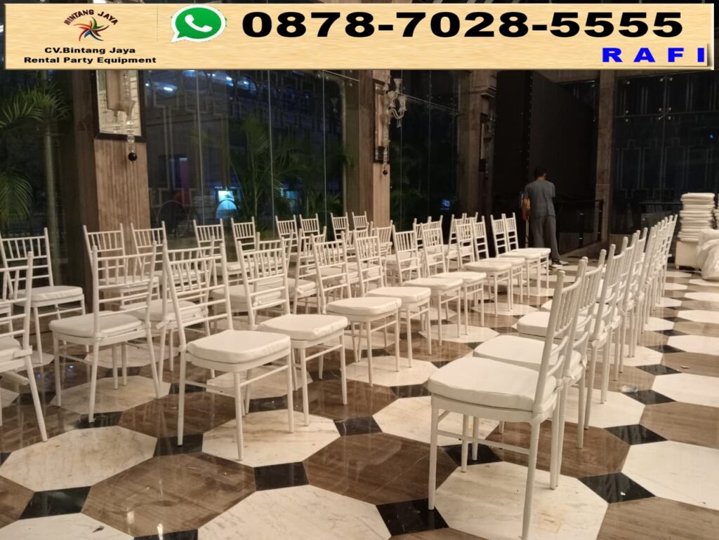 Vendor Sewa Kursi Tiffany Putih Jakarta