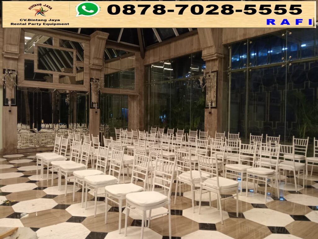 Vendor Sewa Kursi Tiffany Putih Jakarta