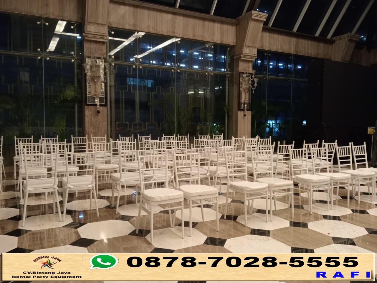 Vendor Sewa Kursi Tiffany Putih Jakarta