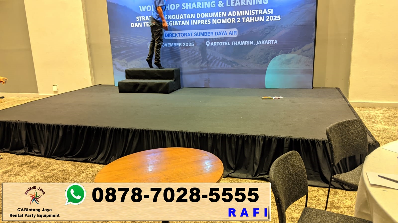 Pusat Sewa Backdrop Dan Panggung Indoor Cover Karpet Jakarta