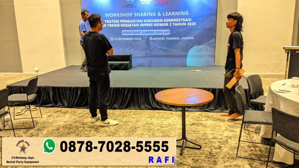 Pusat Sewa Backdrop Dan Panggung Indoor Cover Karpet Jakarta