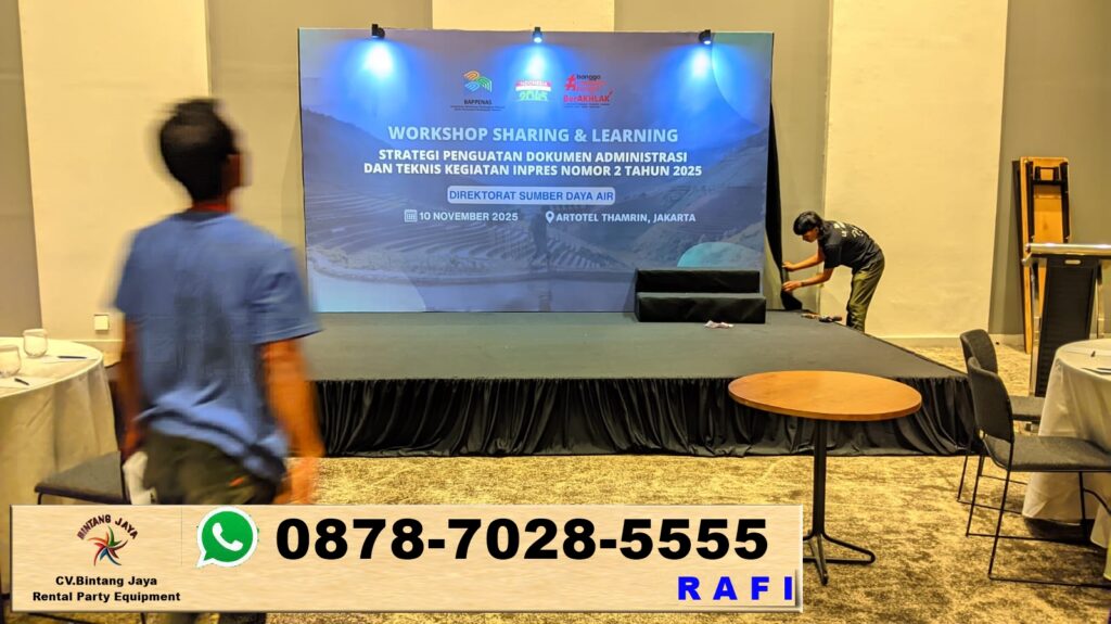 Pusat Sewa Backdrop Dan Panggung Indoor Cover Karpet Jakarta