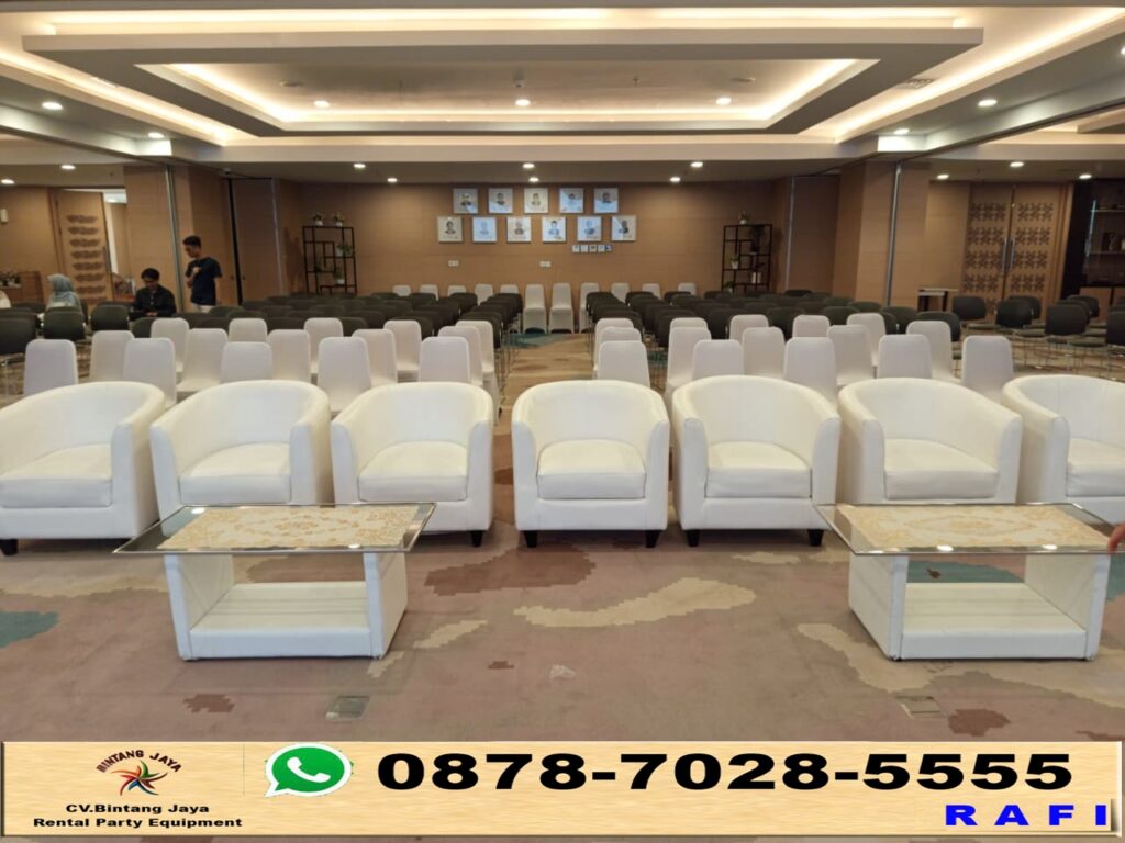 Pusat Sewa Sofa Oval Putih Depok