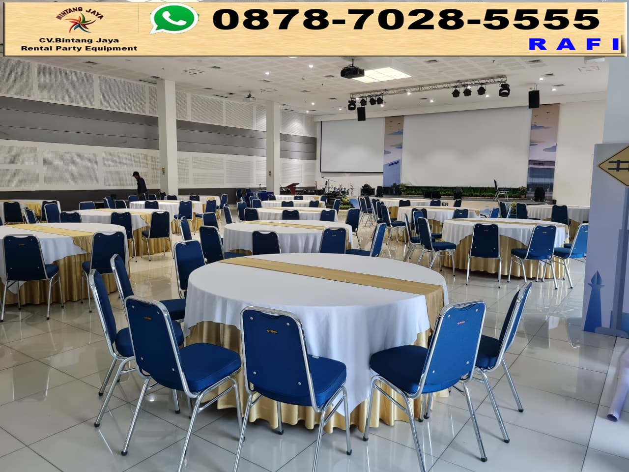 Rental Meja Bundar Dan Kursi Stainless Eventt Jakarta