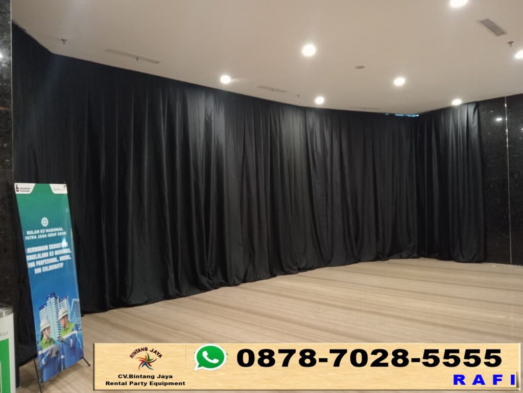 Jasa Sewa Tirai Hitam Area BSD