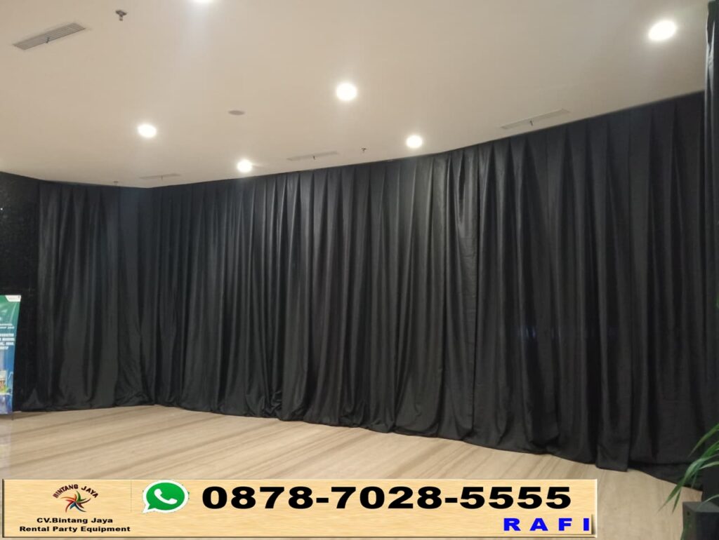 Jasa Sewa Tirai Hitam Area BSD