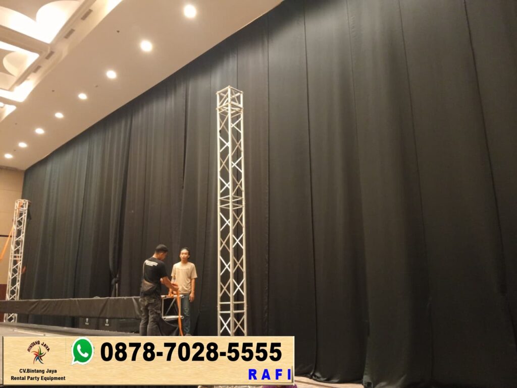 Jasa Sewa Tirai Hitam Area BSD