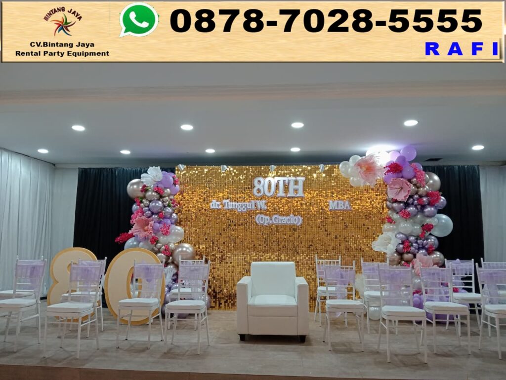 Paket Sewa Kursi Tifanny Futura Dan Meja Kotak Jakarta