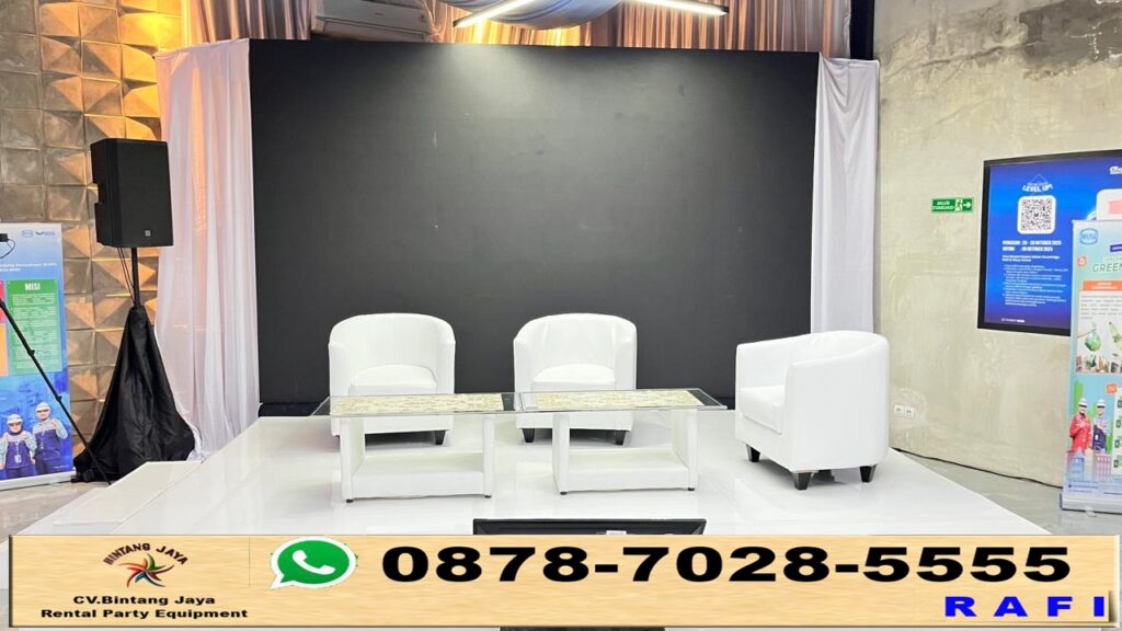 Pusat Sewa Sofa Type Oval dan Kotak Putih Jakarta