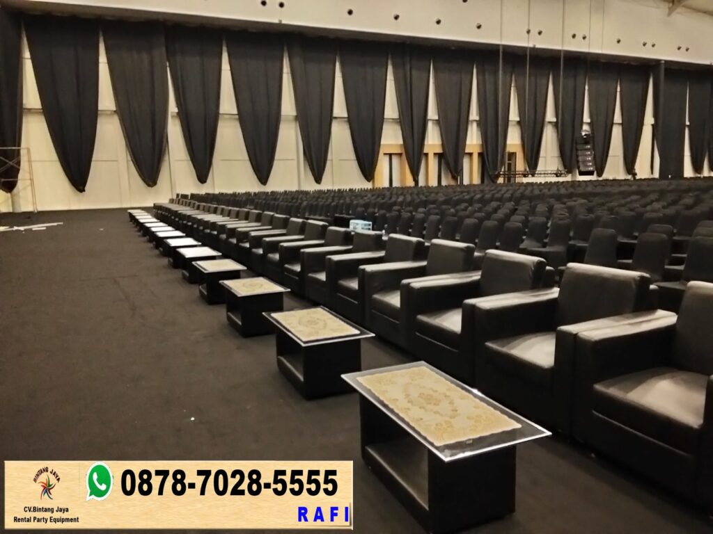 Sewa Sofa Hitam Dan Meja Kaca Vip Jakarta Free Ongkir
