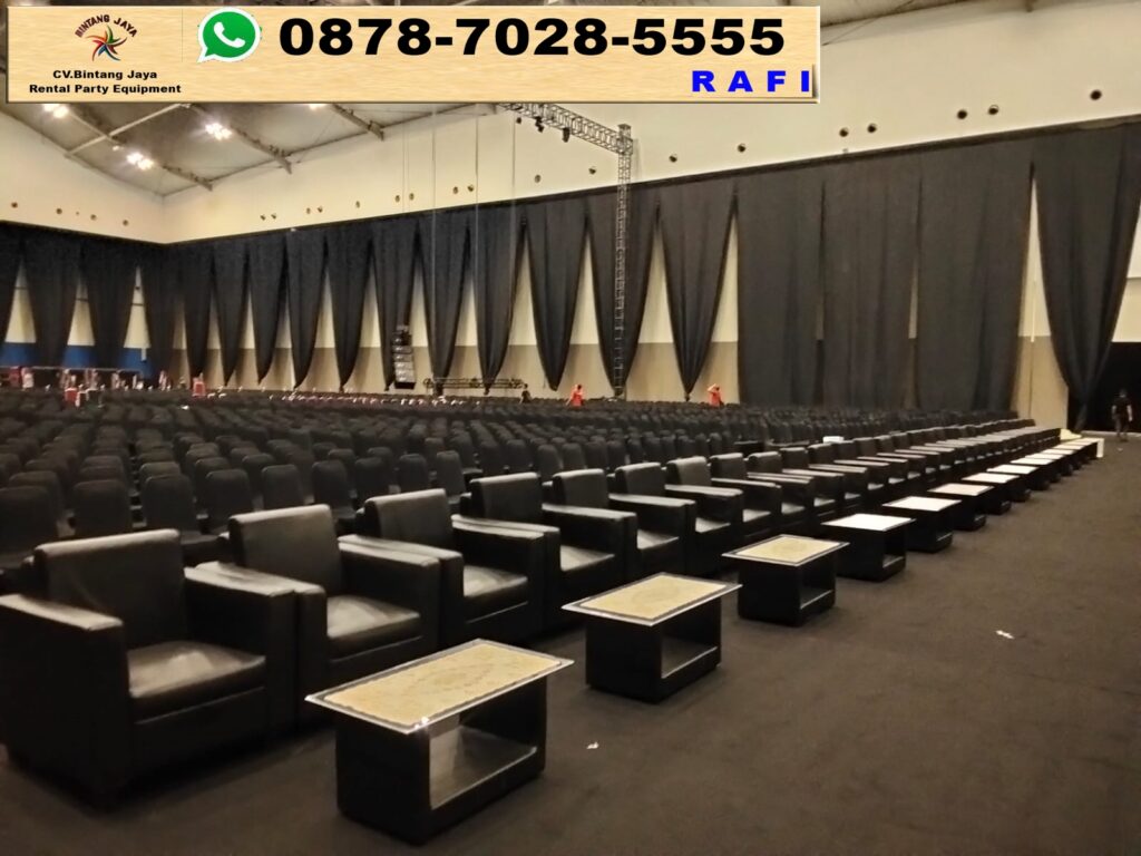 Sewa Sofa Hitam Dan Meja Kaca Vip Jakarta Free Ongkir