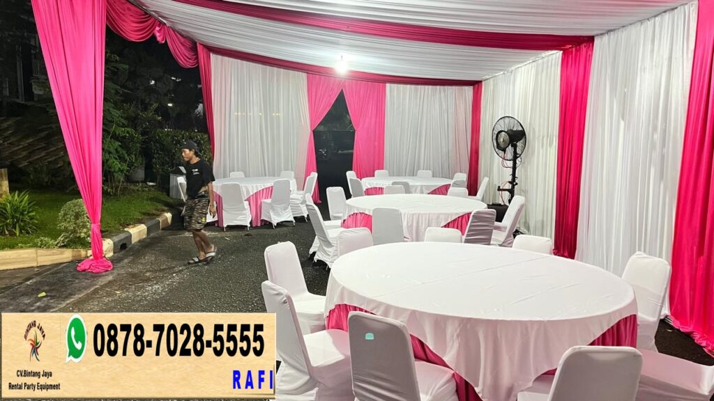 Sewa Tenda Plafon Dan Meja Set Kursi Futura Kelapa Gading Jakarta