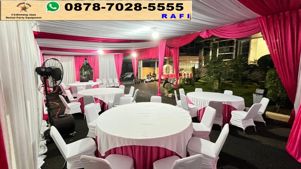 Sewa Tenda Plafon Dan Meja Set Kursi Futura Kelapa Gading Jakarta