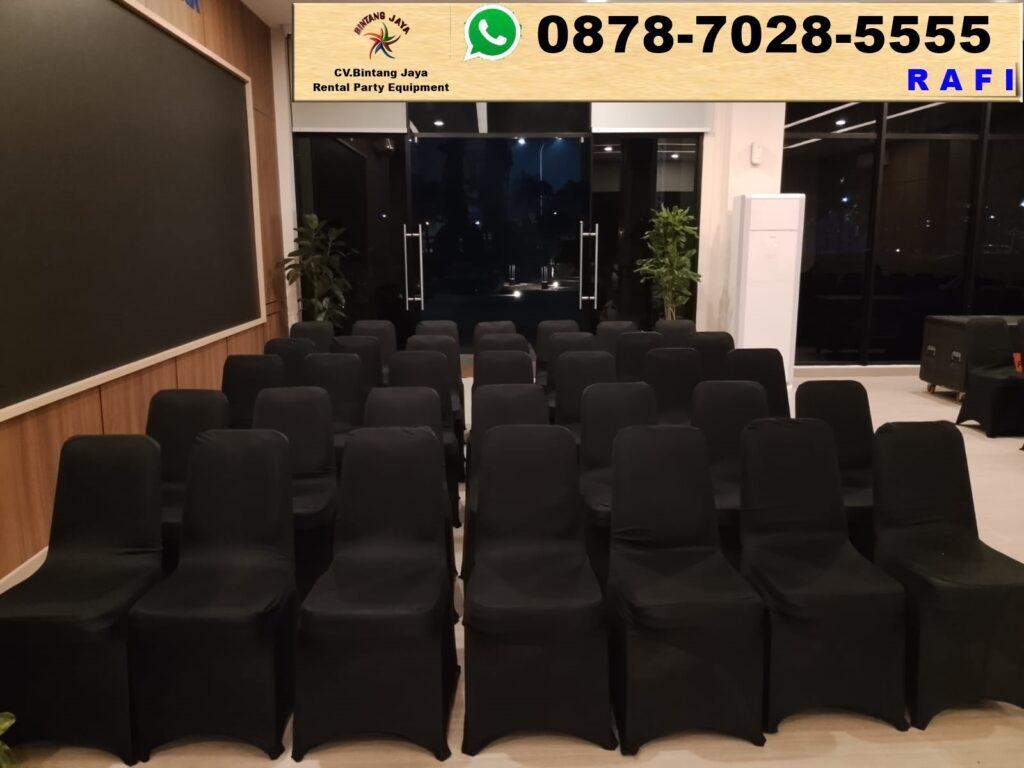 Sewa Kursi Event Cover Sarung Kursi Hitam Jakarta