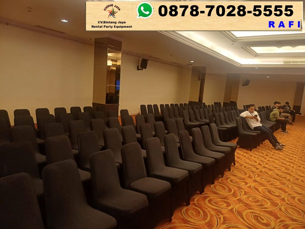 Sewa Kursi Event Cover Sarung Kursi Hitam Jakarta