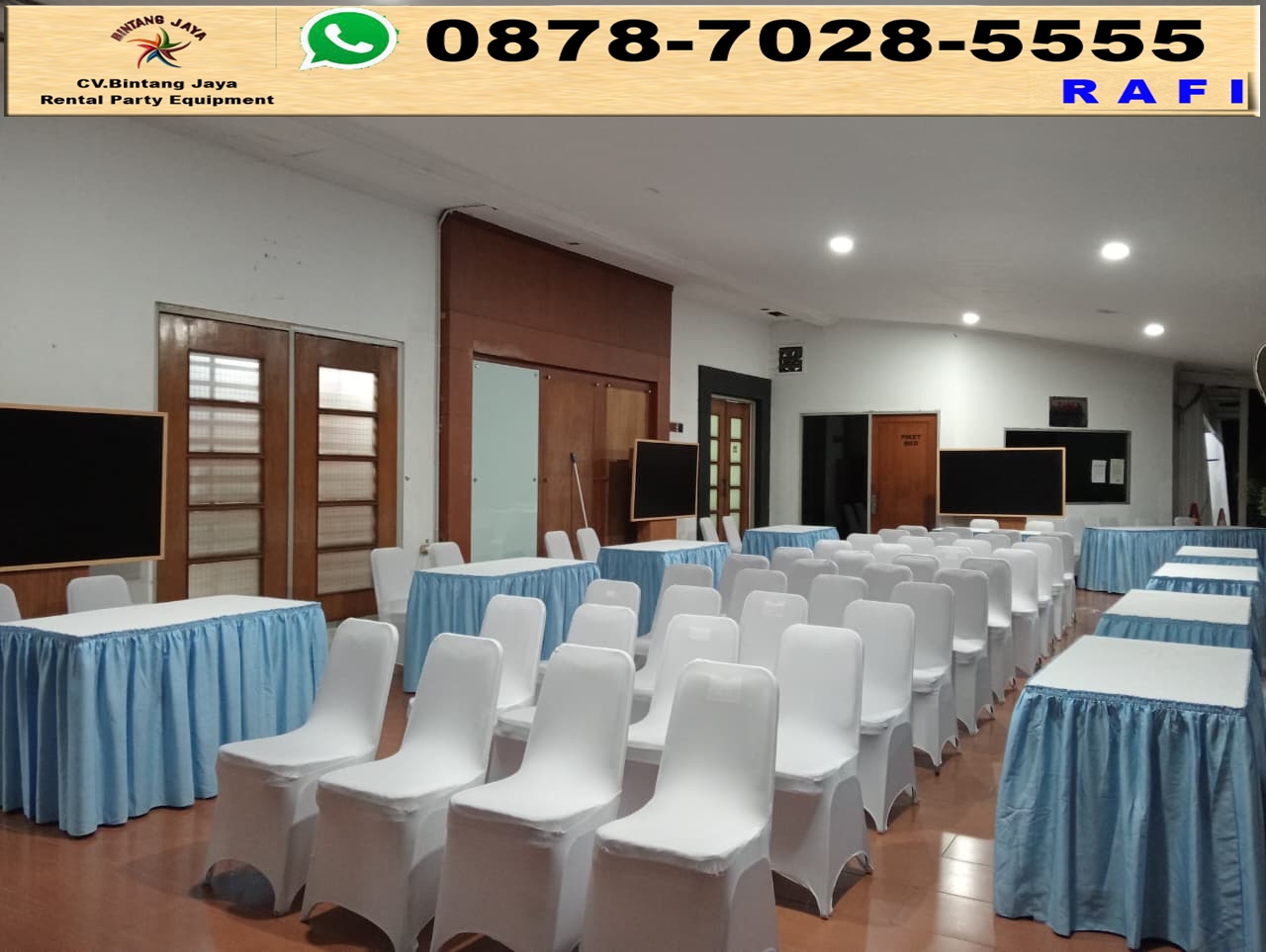 Sewa Meja Kotak Dan Kursi Event Type Susun Stainless Jakarta