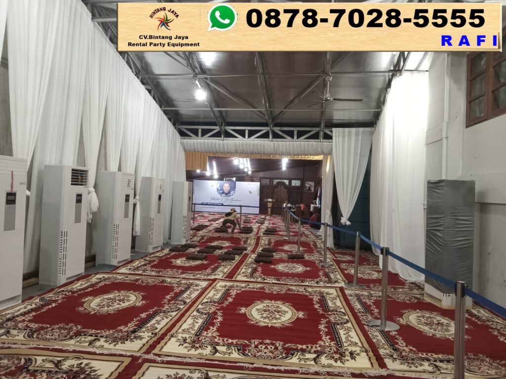 Jasa Sewa Karpet Permadani Merah Event Di Perumahan Cilandak