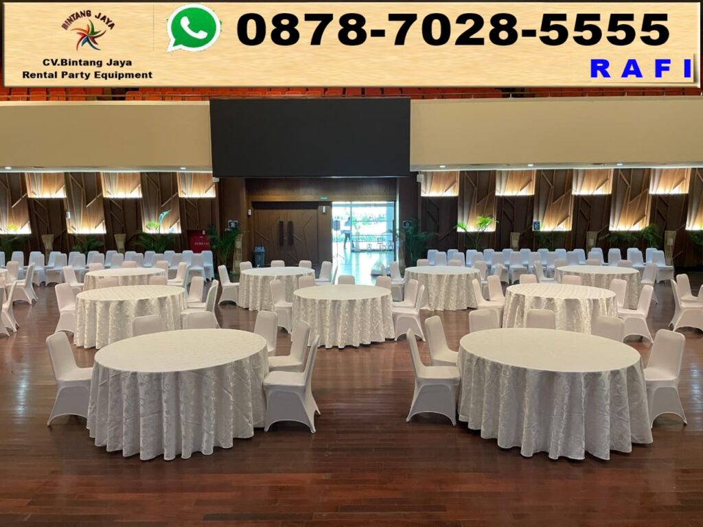 Kursi Futura Dan Meja Bulat - Disewakan Di Bekasi