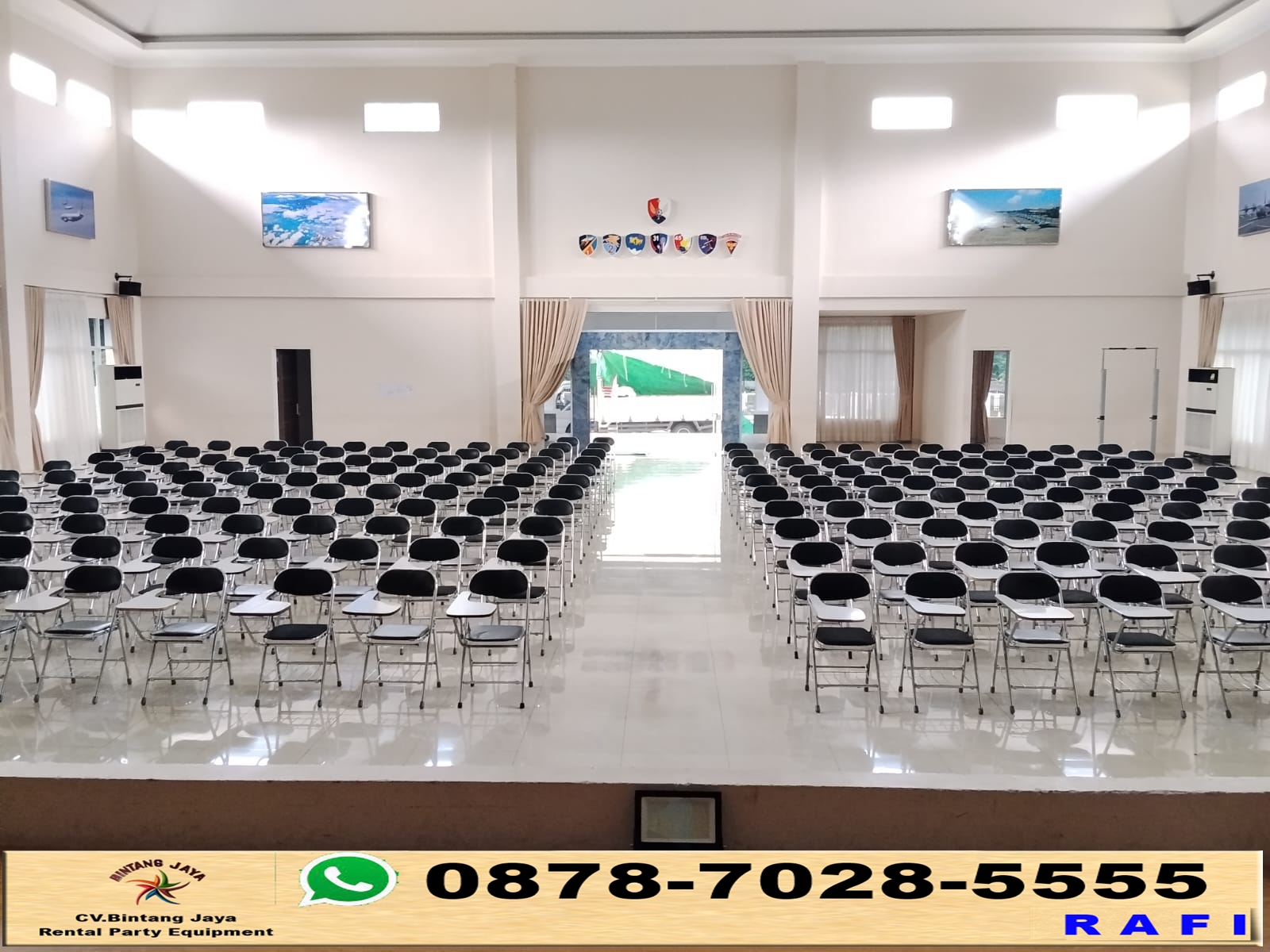 Rental Kursi Kuliah Event Lanud Halim Jakarta