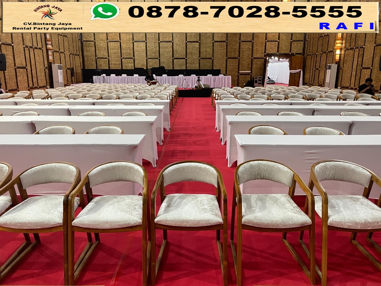 Rental Sewa Kursi Dan Meja Veneu Di Gedung Pakuan Bandung
