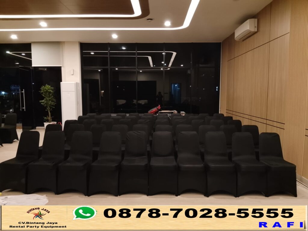 Sewa Kursi Event Type Stainless Cover Hitam Jakarta