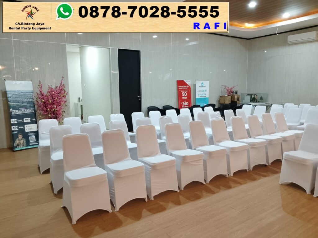 Sewa Kursi Futura Sarung Putih Event Tambelang Bekasi