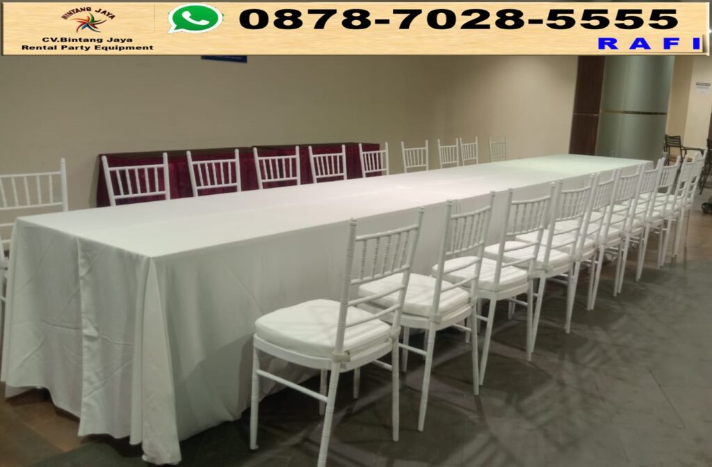 Sewa Meja IBM Dan Kursi - Meja Dan Kursi Tiffany Di Pondok Indah