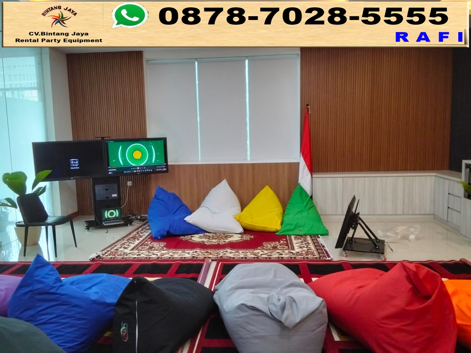 Vendor Sewa Bean Bag Aneka Warna Di Cawang