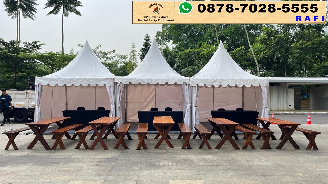 Sewa Tenda Kerucut Dan Meja Kursi Taman Event Di Taman Ismail Marzuki