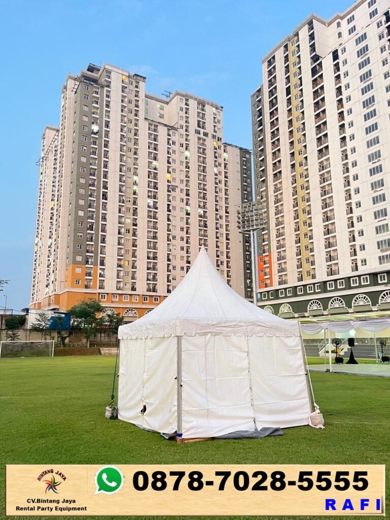 Sewa Tenda Sarnafil Kerucut Event BTN Ecopark Depok