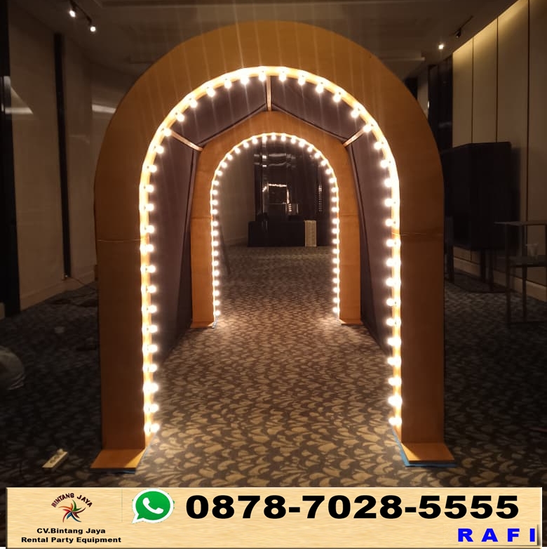 Sewa Gate Custom Lampu Event Sheraton Hotel Gandaria City Jakarta Selatan