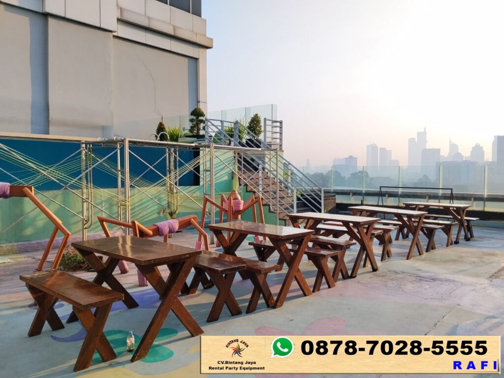 Sewa Meja Dan Bangku Taman Kaki Silang Jakarta
