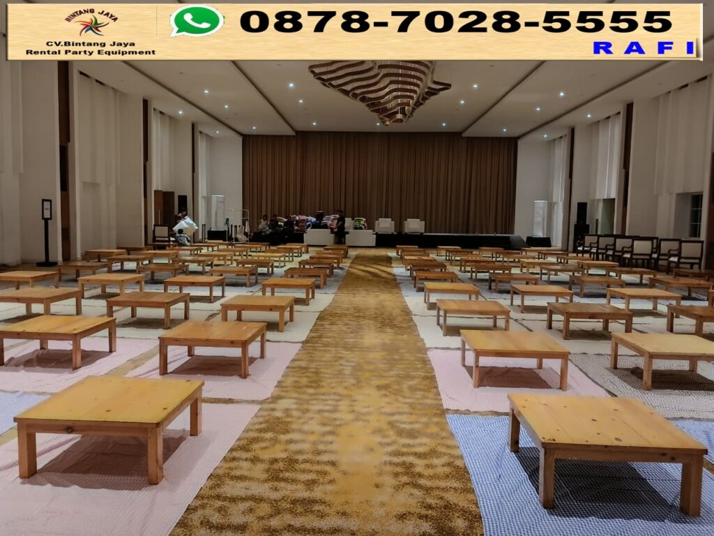 Sewa Meja Lesehan Kotak Area Jakarta
