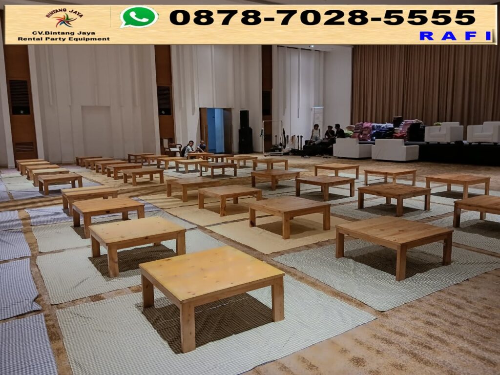 Sewa Meja Lesehan Kotak Area Jakarta