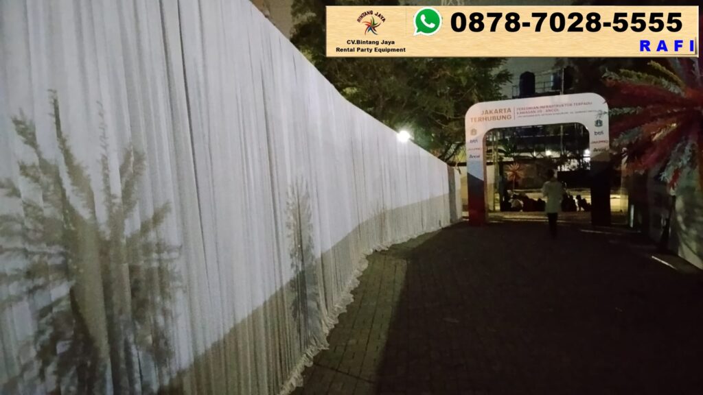 Sewa Tirai Dan Tenda Parasol Area Ancol Jakut