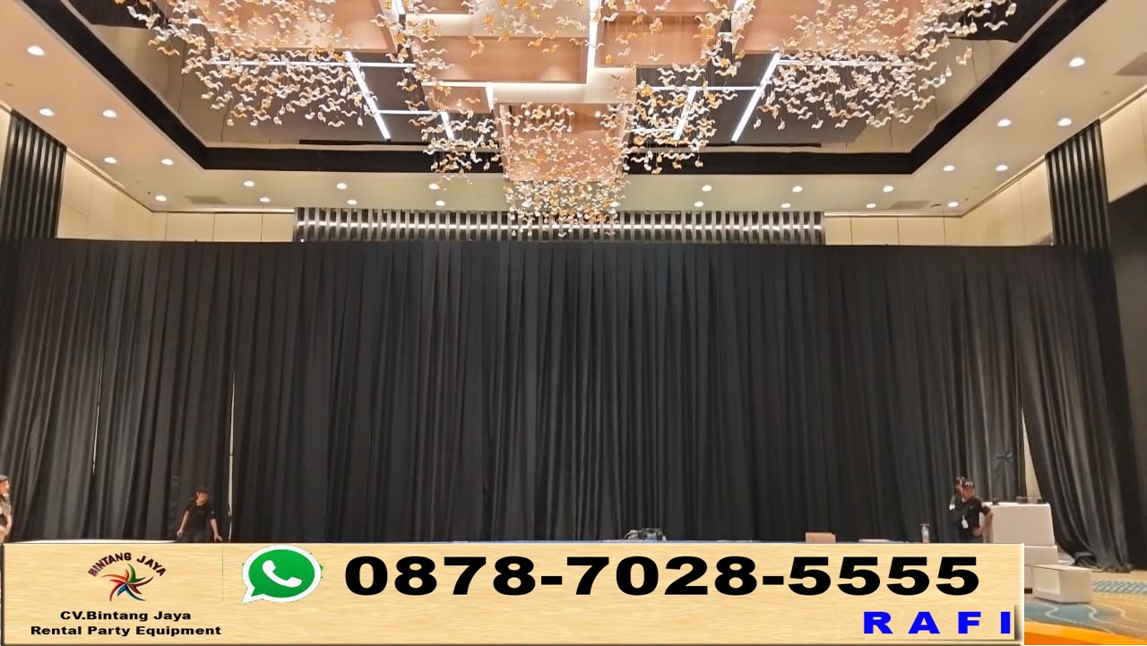 Rental Black Curtain Lotto Jakarta1 Rental Black Curtain Lotto Jakarta