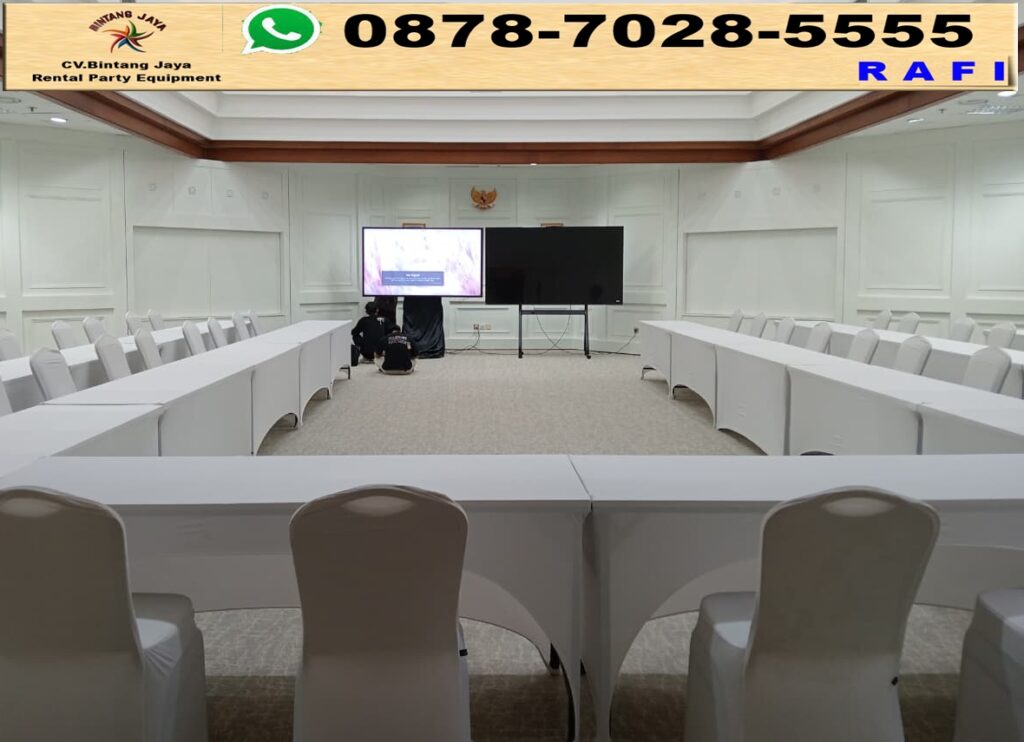 Rental Meja IBM Dan Kursi Susun Event Wisma Danantara