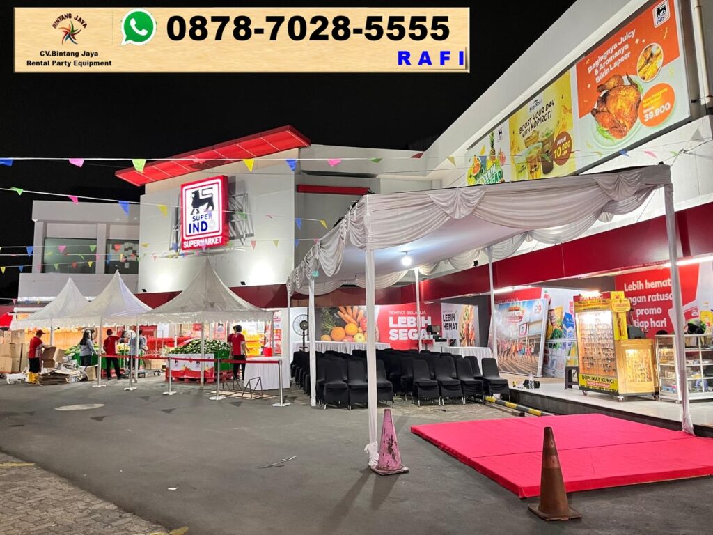 Rental Tenda Plafon, Sarnafil, Flooring Dan Backdrop Jakarta