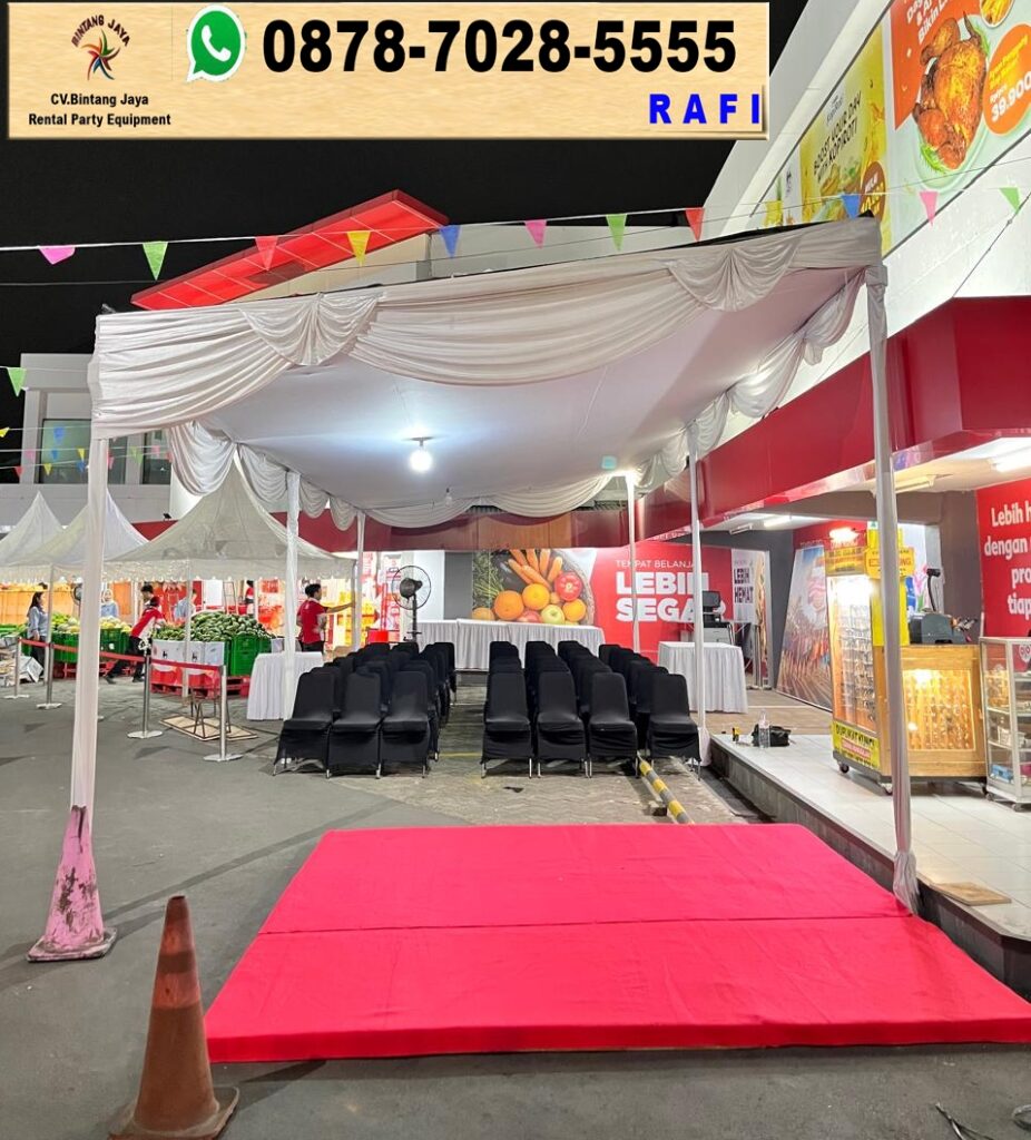 Rental Tenda Plafon, Sarnafil, Flooring Dan Backdrop Jakarta