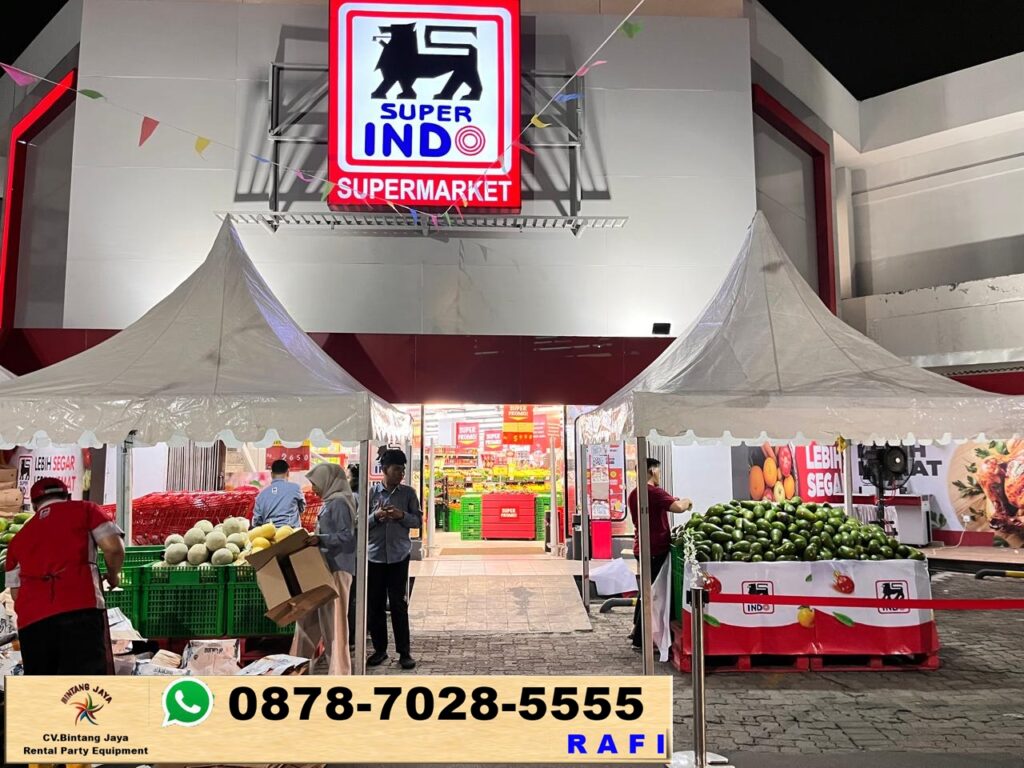 Rental Tenda Plafon, Sarnafil, Flooring Dan Backdrop Jakarta