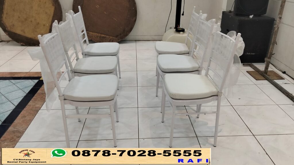Rental White Tiffany Chairs Jakarta